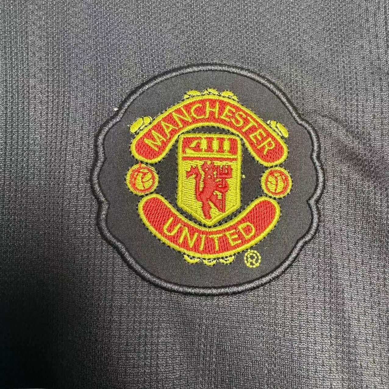 Camiseta Manga Larga Visitante Manchester United, 07-08