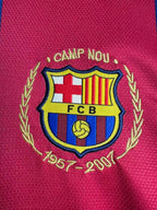 Camiseta Manga Larga FC Barcelona, Local 2007-08