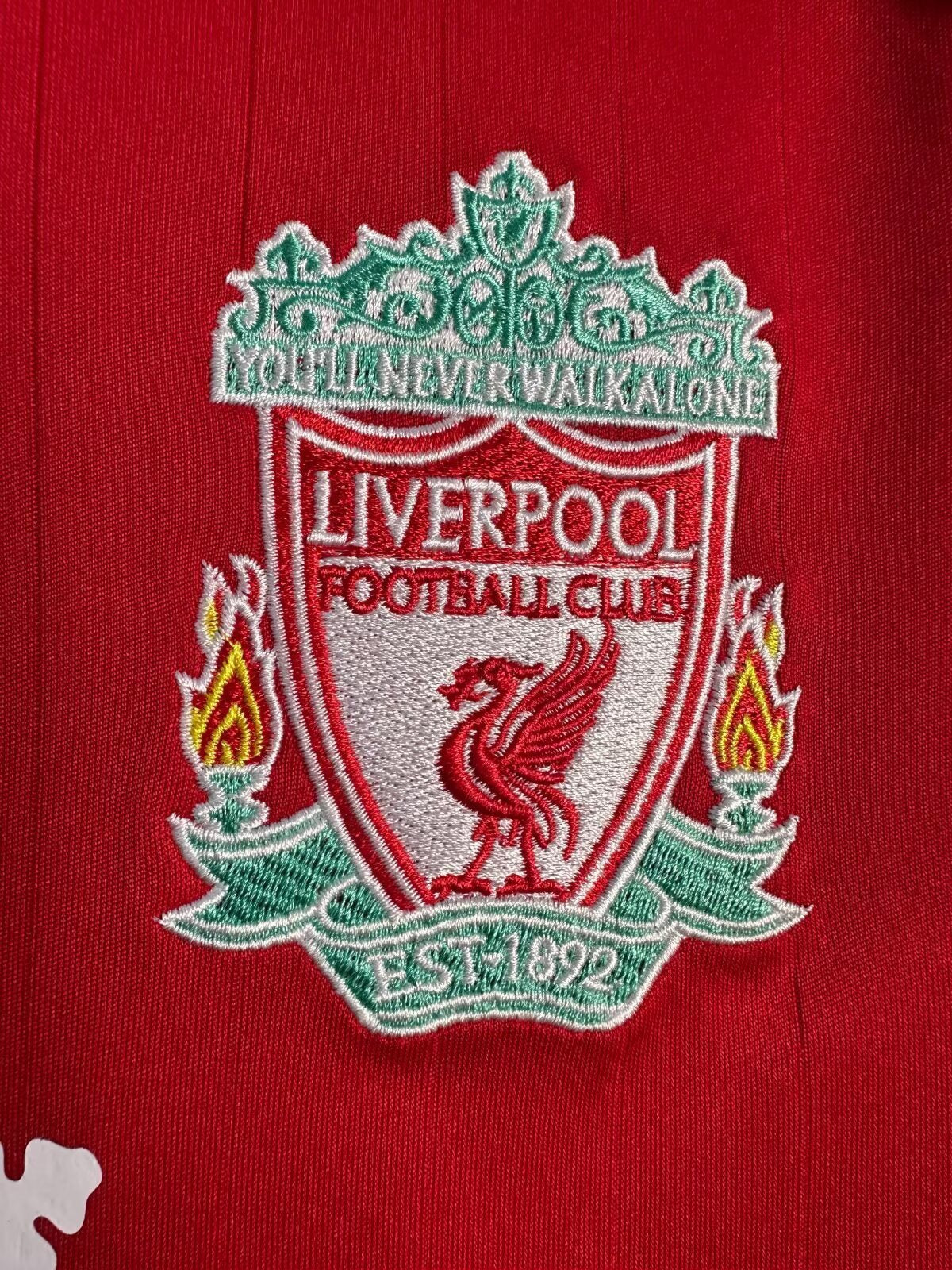 Camiseta Local, Manga Larga, Liverpool, 06-08
