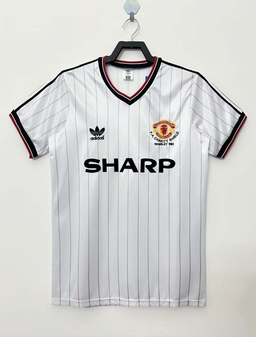 Camiseta Visitante Manchester United, 1983