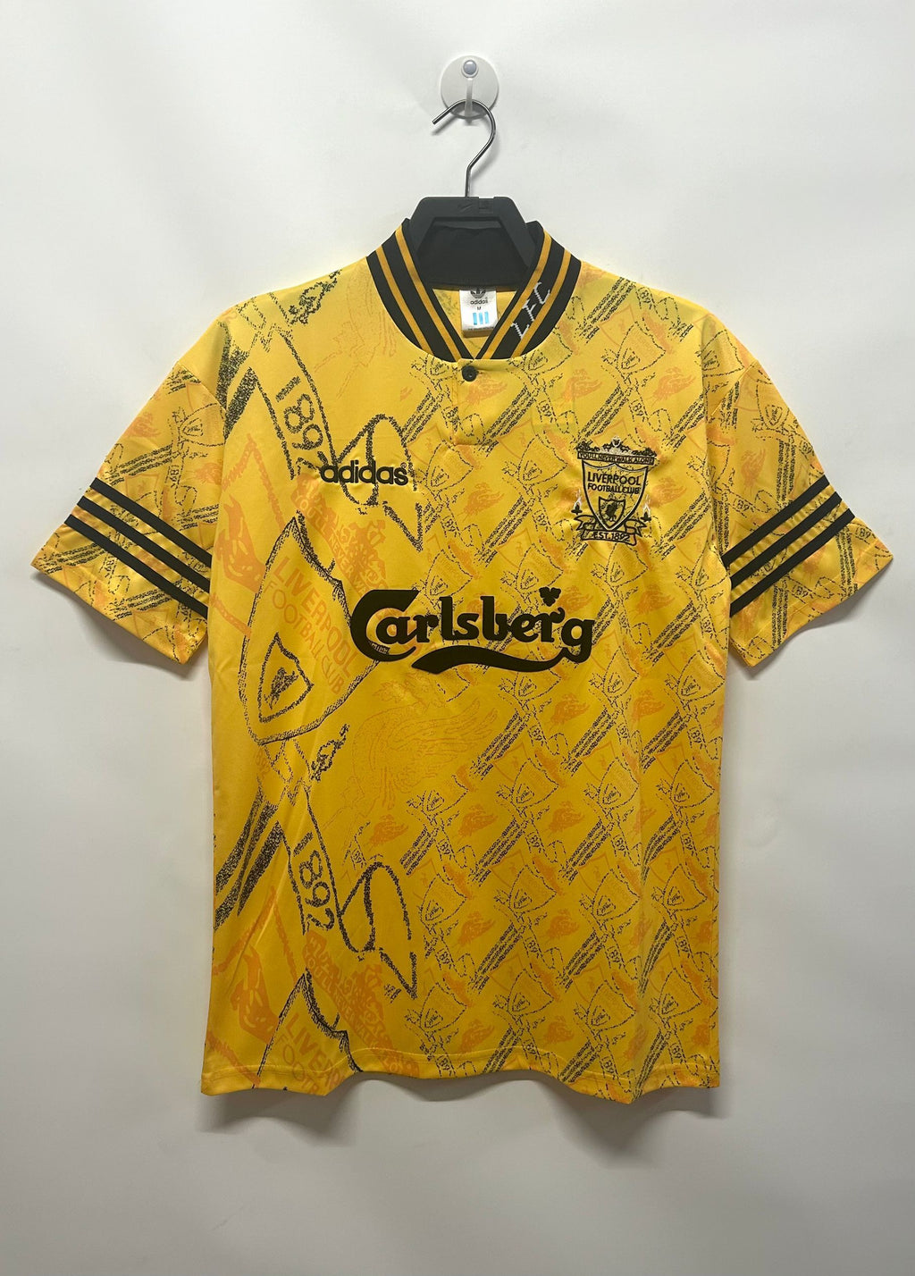 Camiseta Visitante Liverpool, 94-96