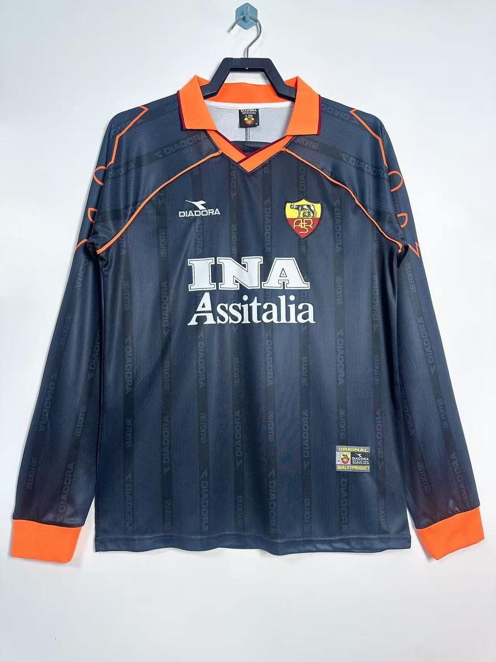 Camiseta Manga Larga Visitante Roma,99-00
