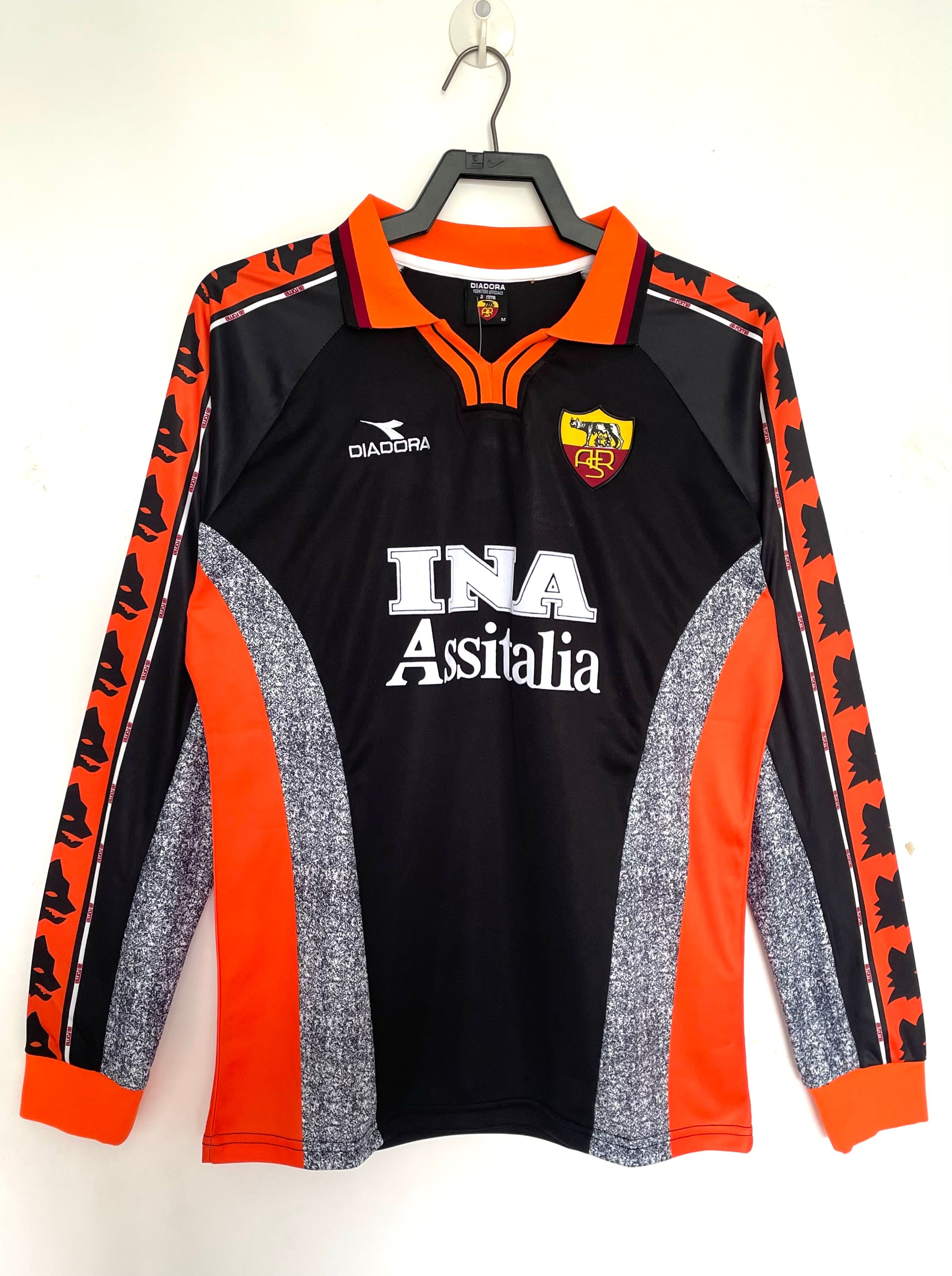 Camiseta Manga Larga Tercera Roma,98-99