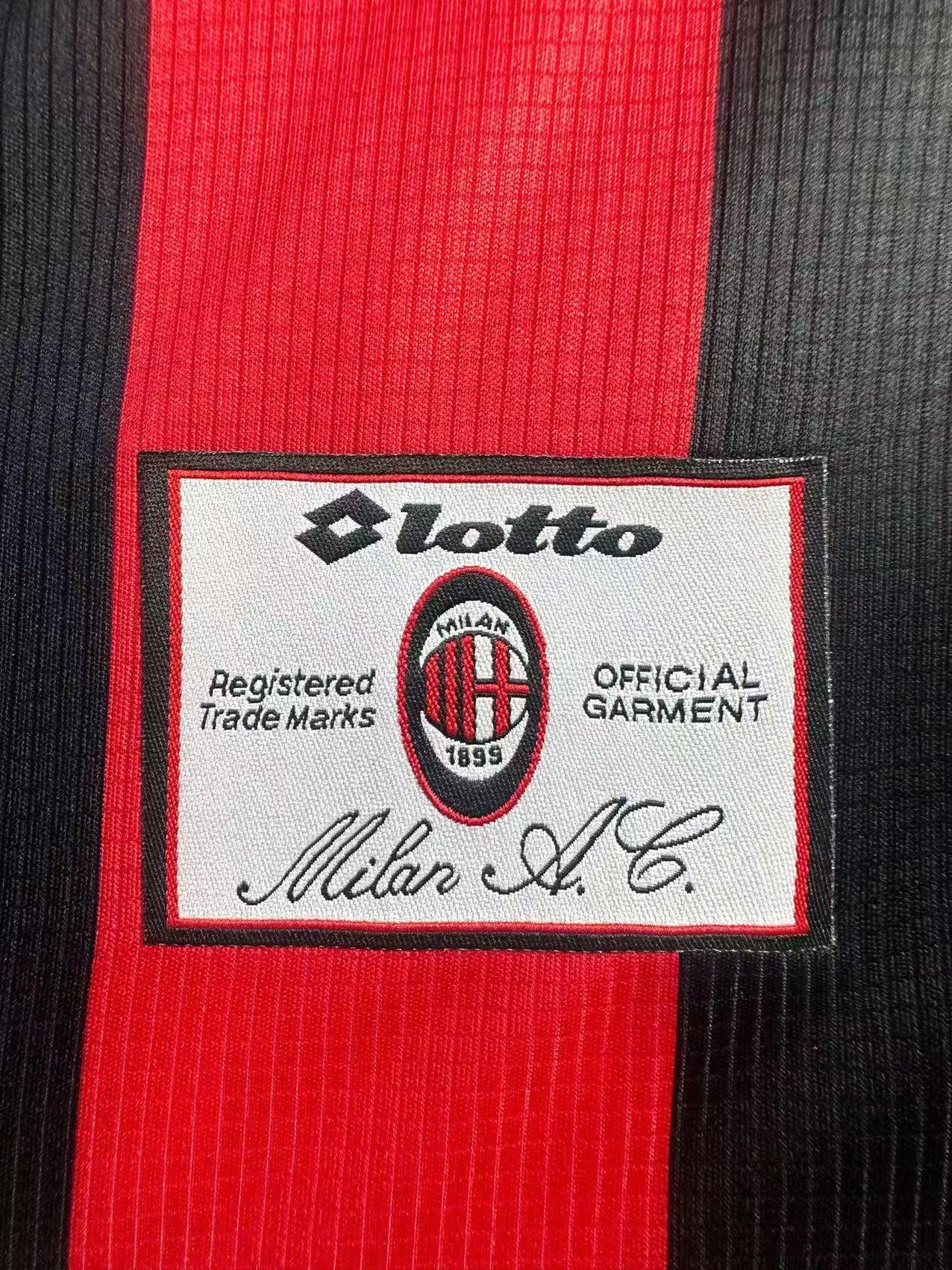 Camiseta Local AC Milan, 97-98