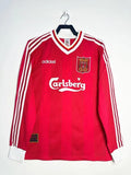 Camiseta Local, Manga Larga, Liverpool, 95-96
