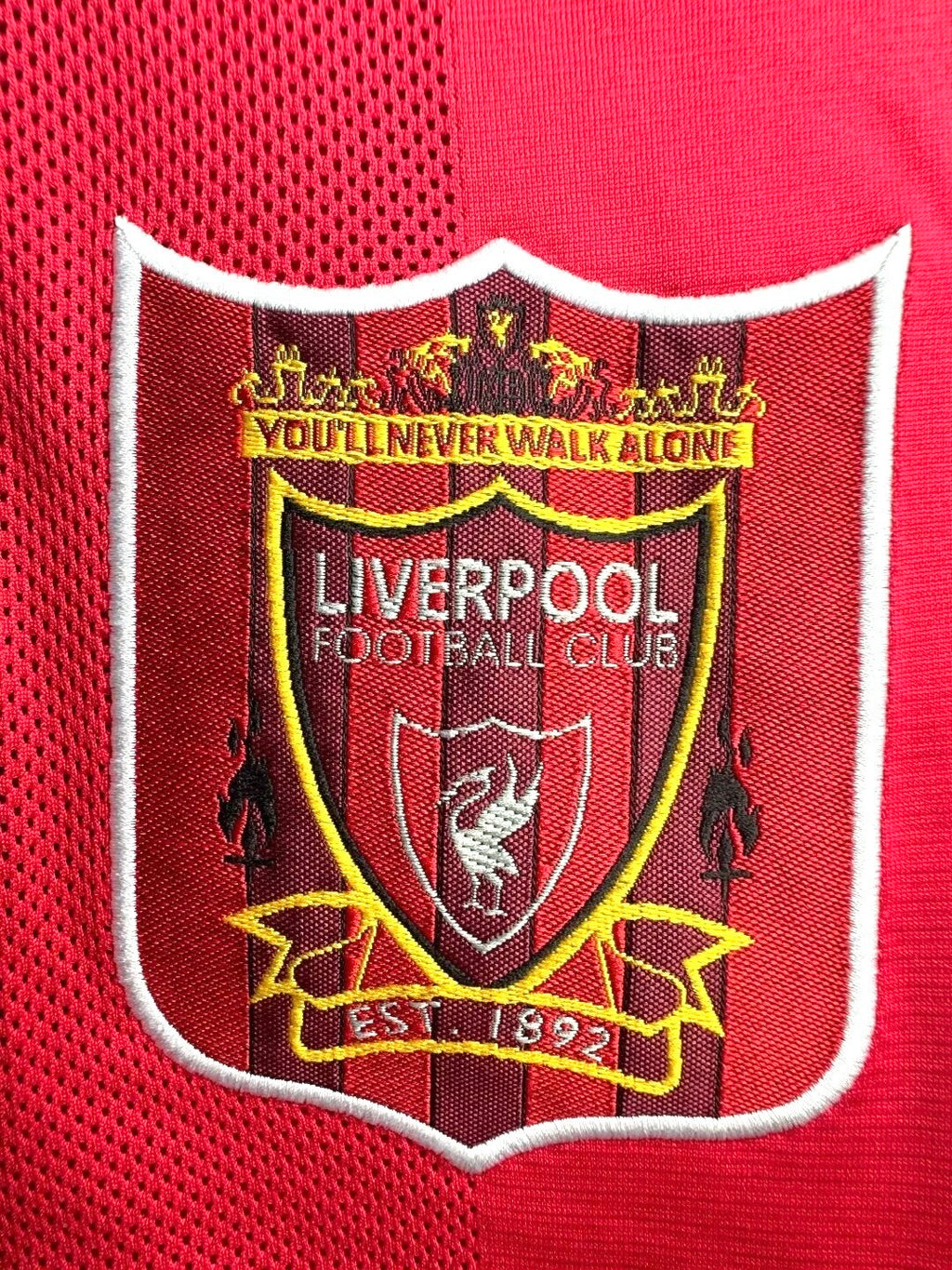 Camiseta Local, Manga Larga, Liverpool, 95-96