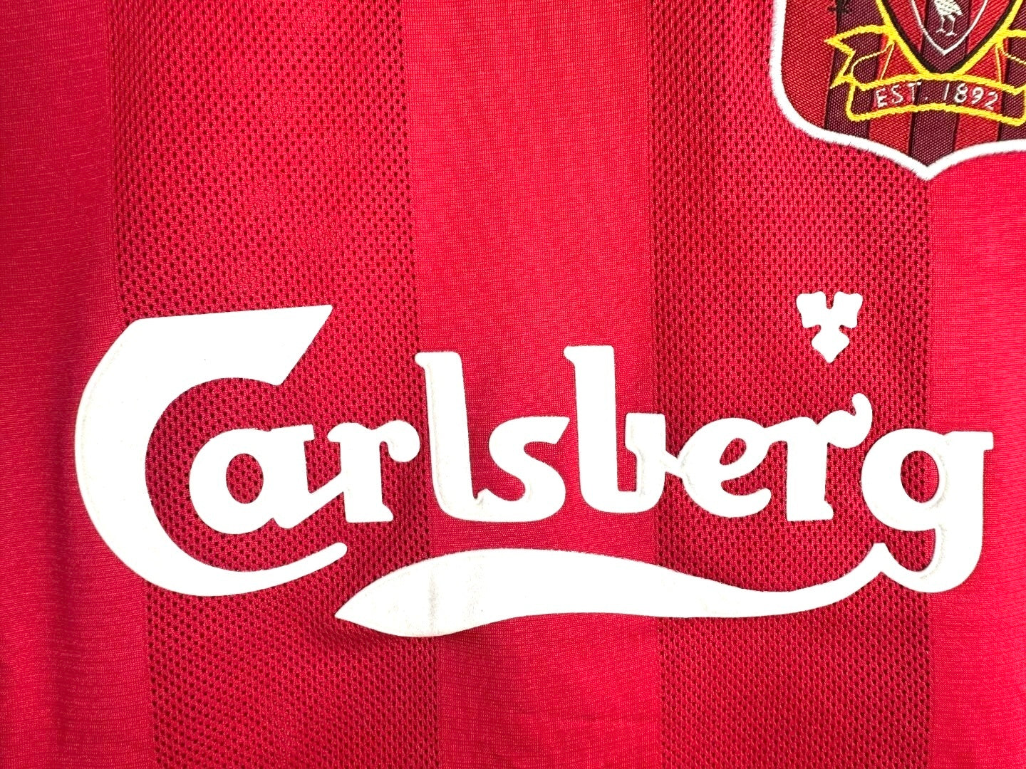 Camiseta Local, Manga Larga, Liverpool, 95-96