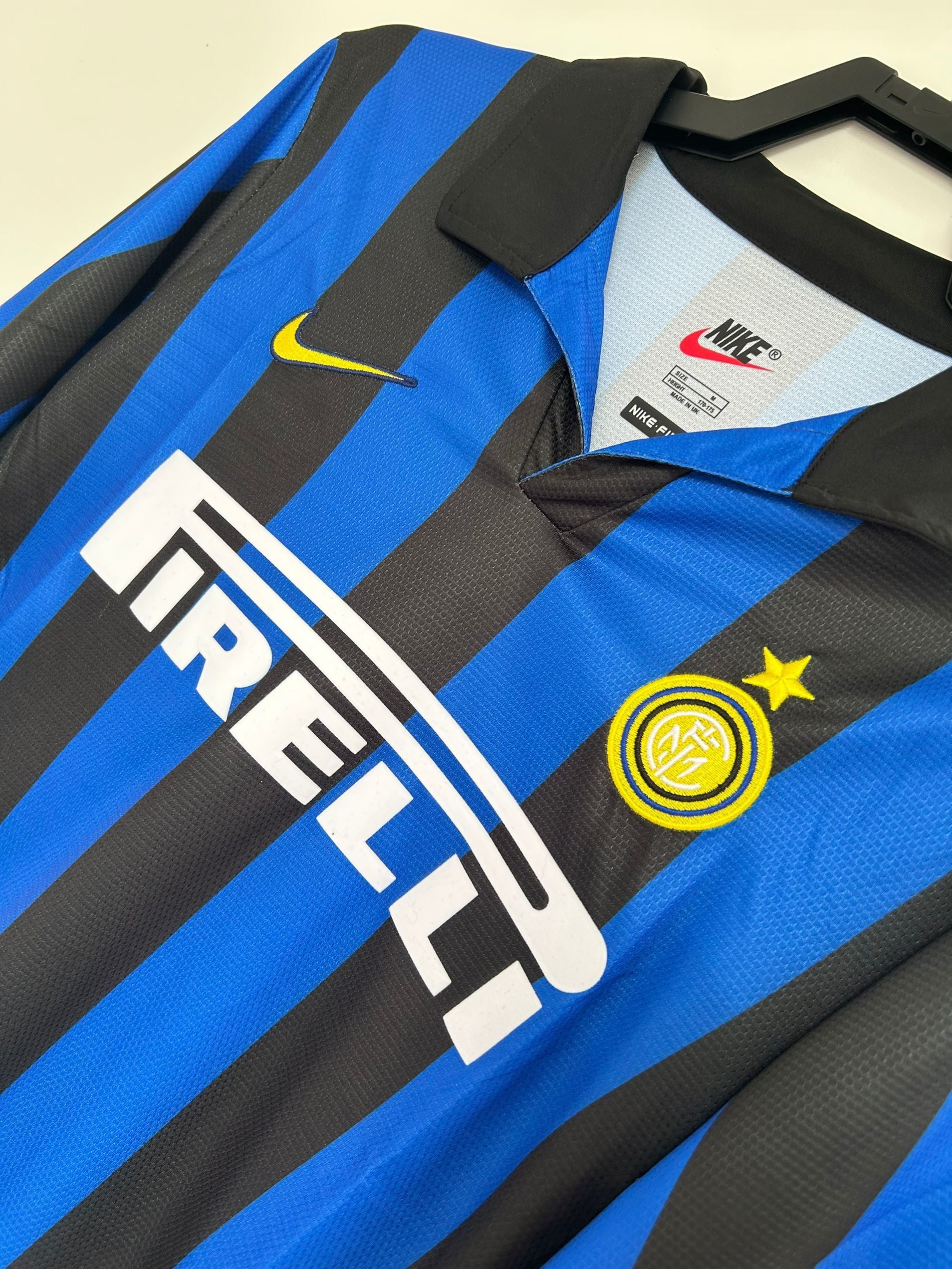 Camiseta Local del Inter de Milán Manga Larga, 98-99