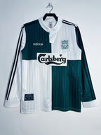 Camiseta Visitante, Manga Larga, Liverpool, 95-96