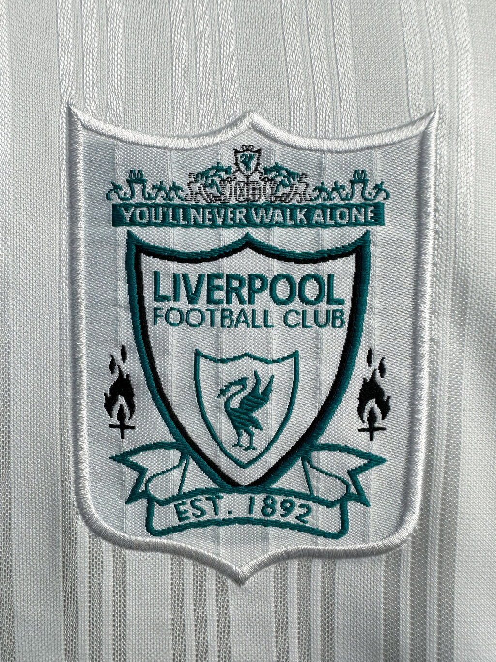 Camiseta Visitante, Manga Larga, Liverpool, 95-96