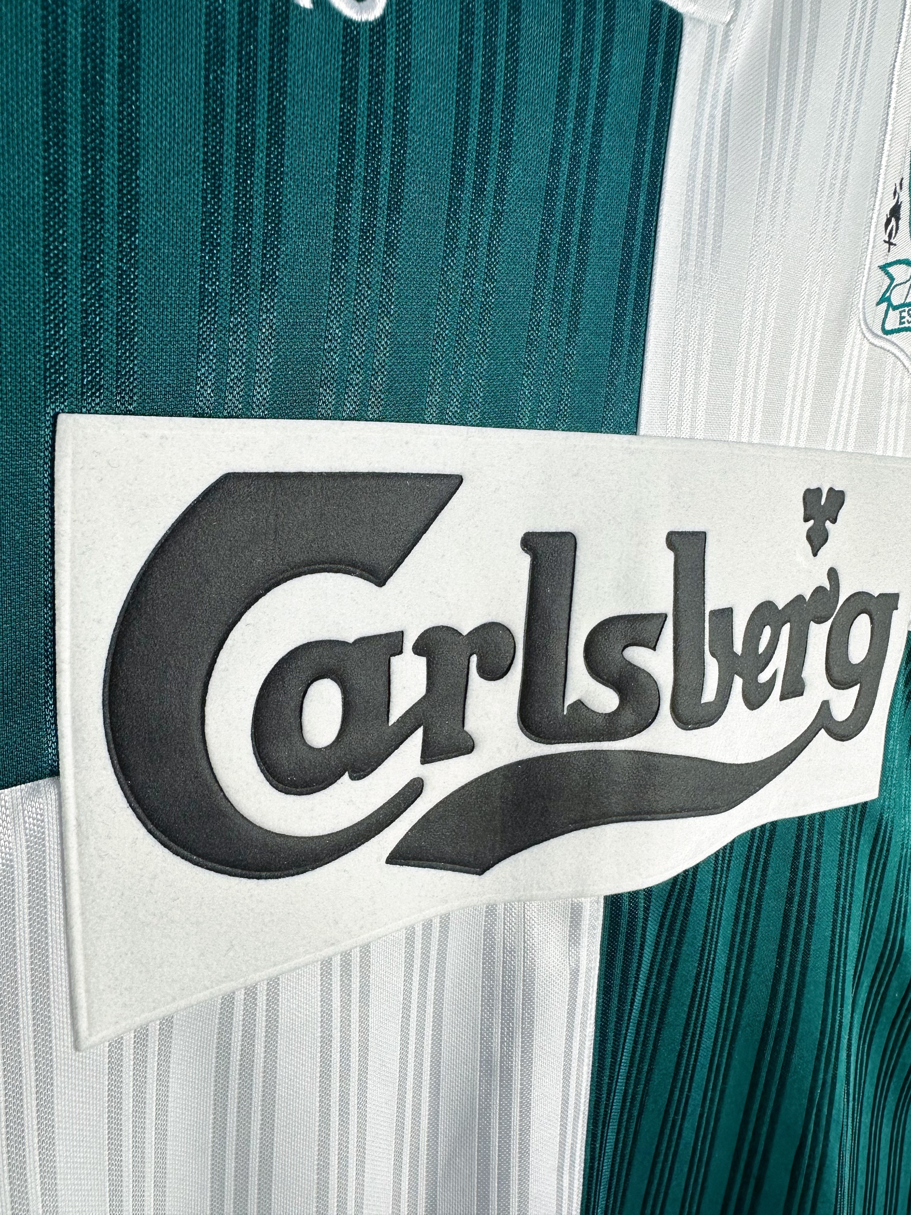 Camiseta Visitante, Manga Larga, Liverpool, 95-96