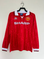 Camiseta Manga Larga Local Manchester United, 92-94