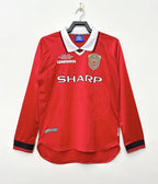 Camiseta Manga Larga Local Manchester United, 99-00