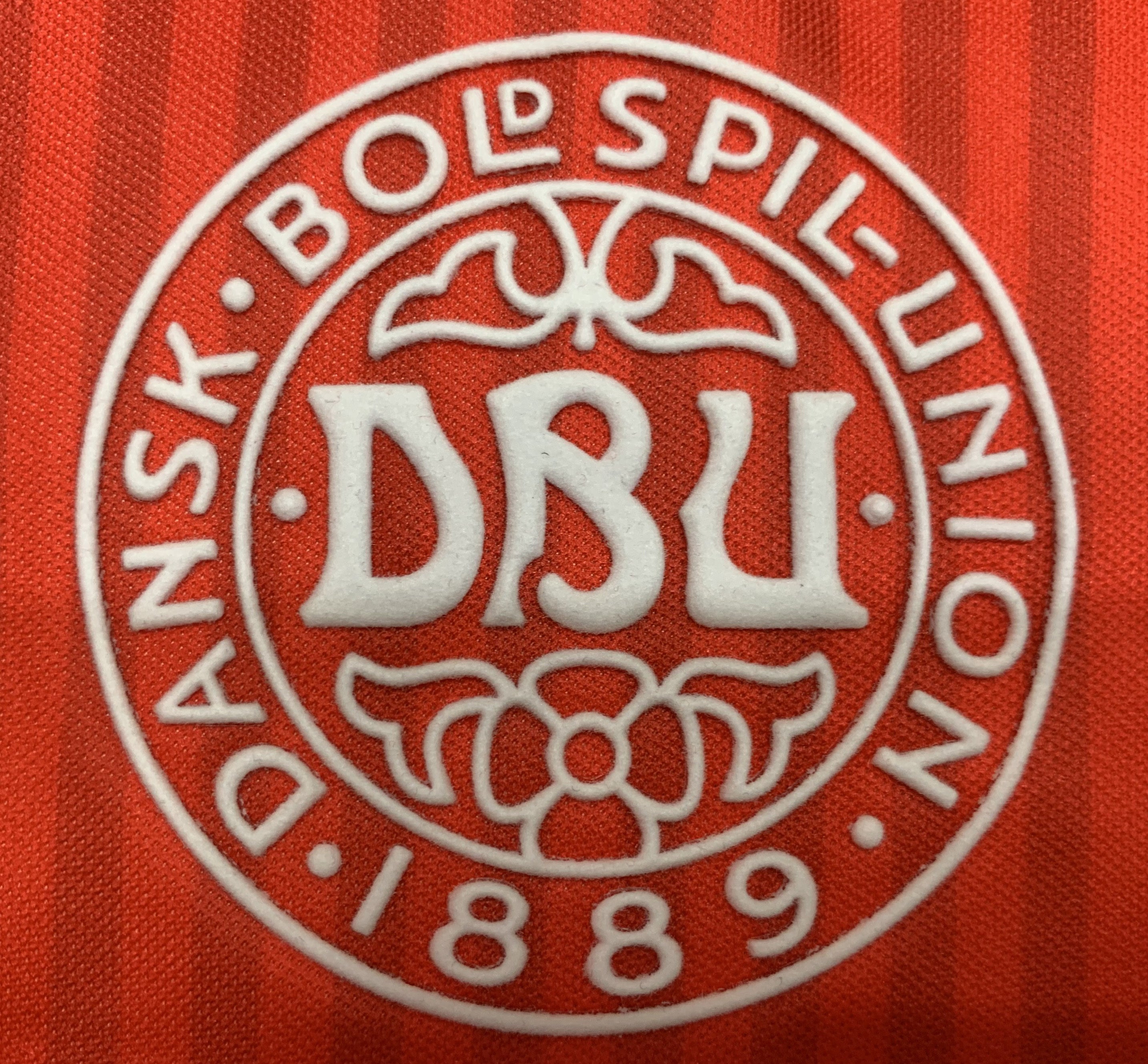 Camiseta Local Dinamarca, 1986