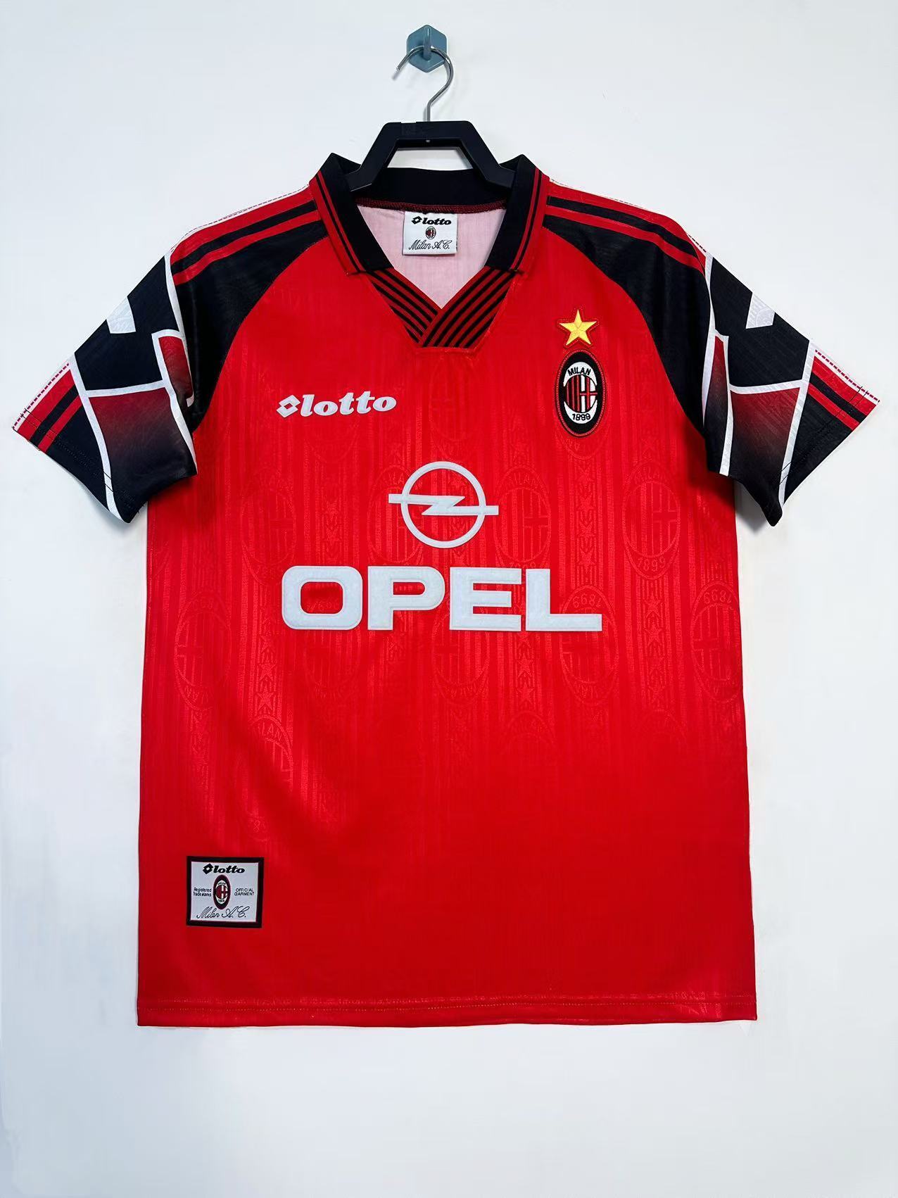 Camiseta Alternativa AC Milan, 97-98