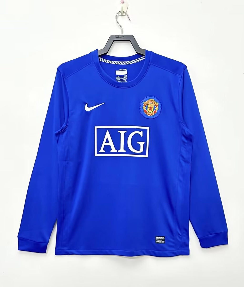 Camiseta Manga Larga Tercera Manchester United, 08-09