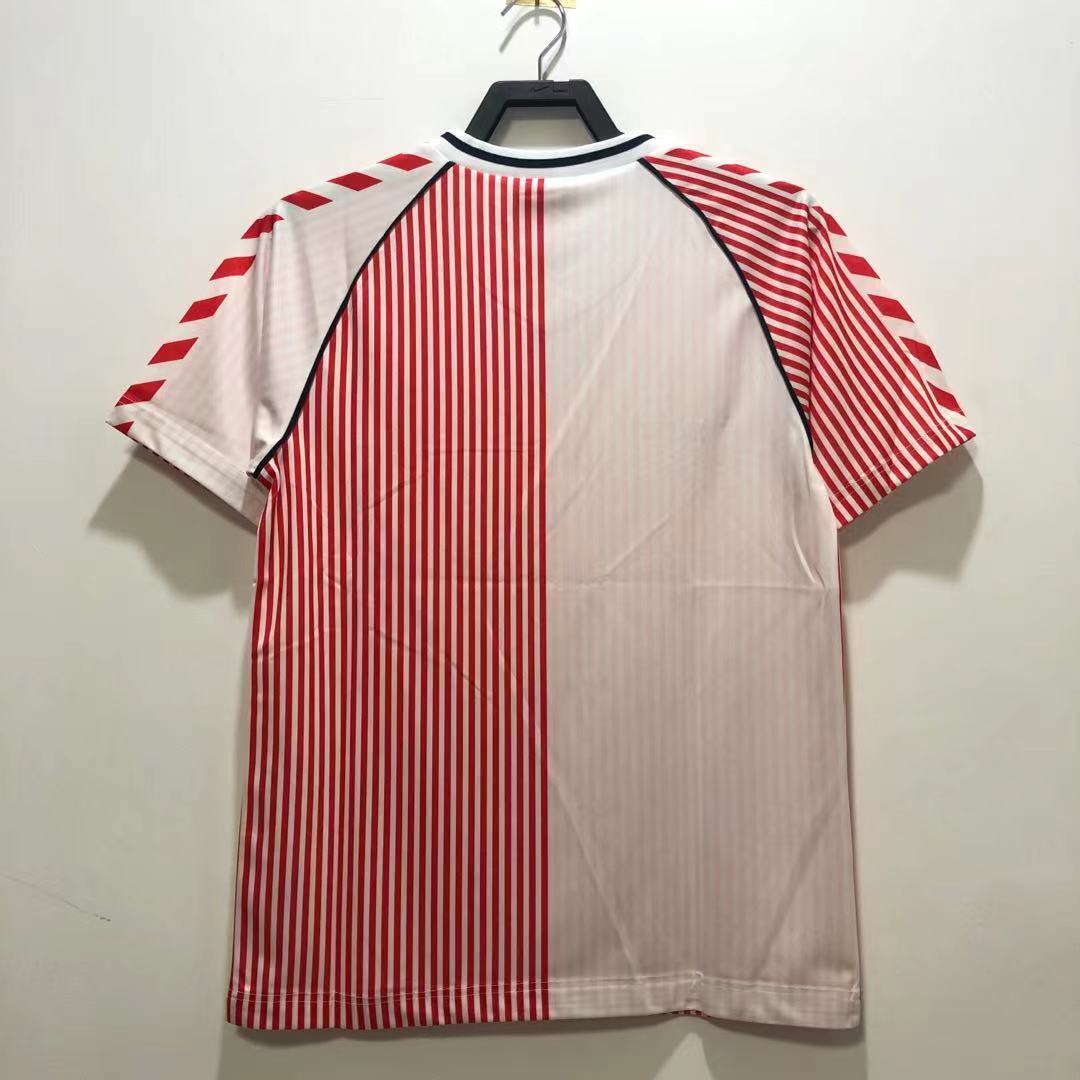 Camiseta Visitante Dinamarca, 1986