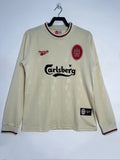 Camiseta Visitante, Manga Larga, Liverpool, 96-97