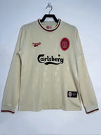 Camiseta Visitante, Manga Larga, Liverpool, 96-97