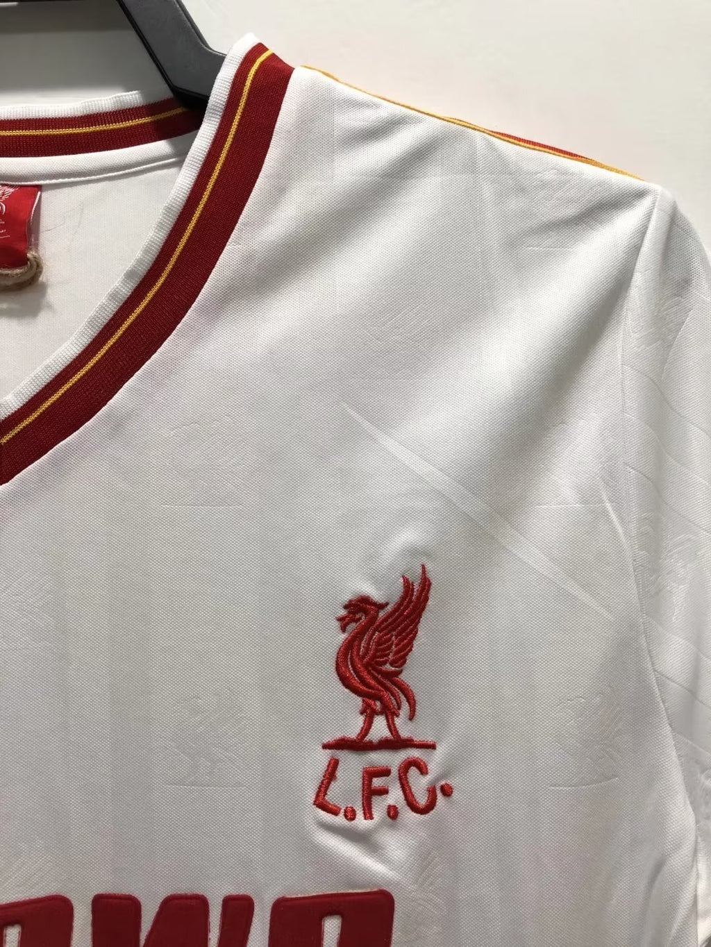 Camiseta Visitante Liverpool, 85-86
