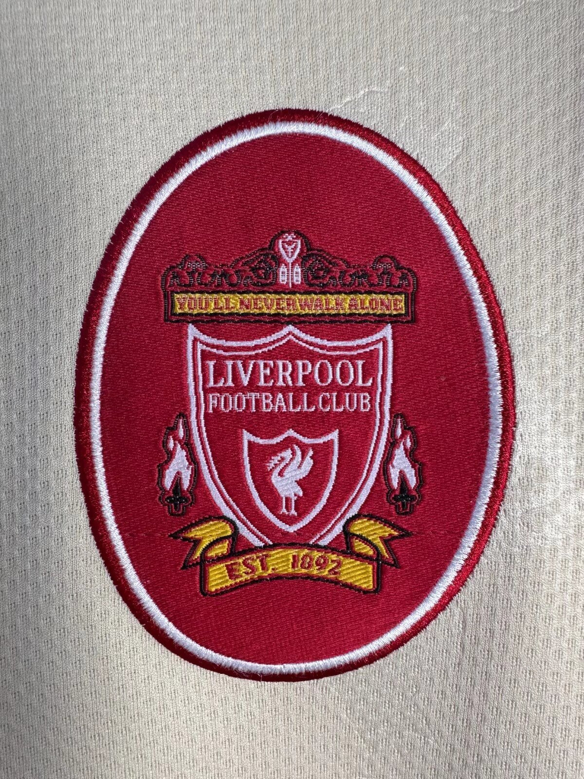 Camiseta Visitante, Manga Larga, Liverpool, 96-97
