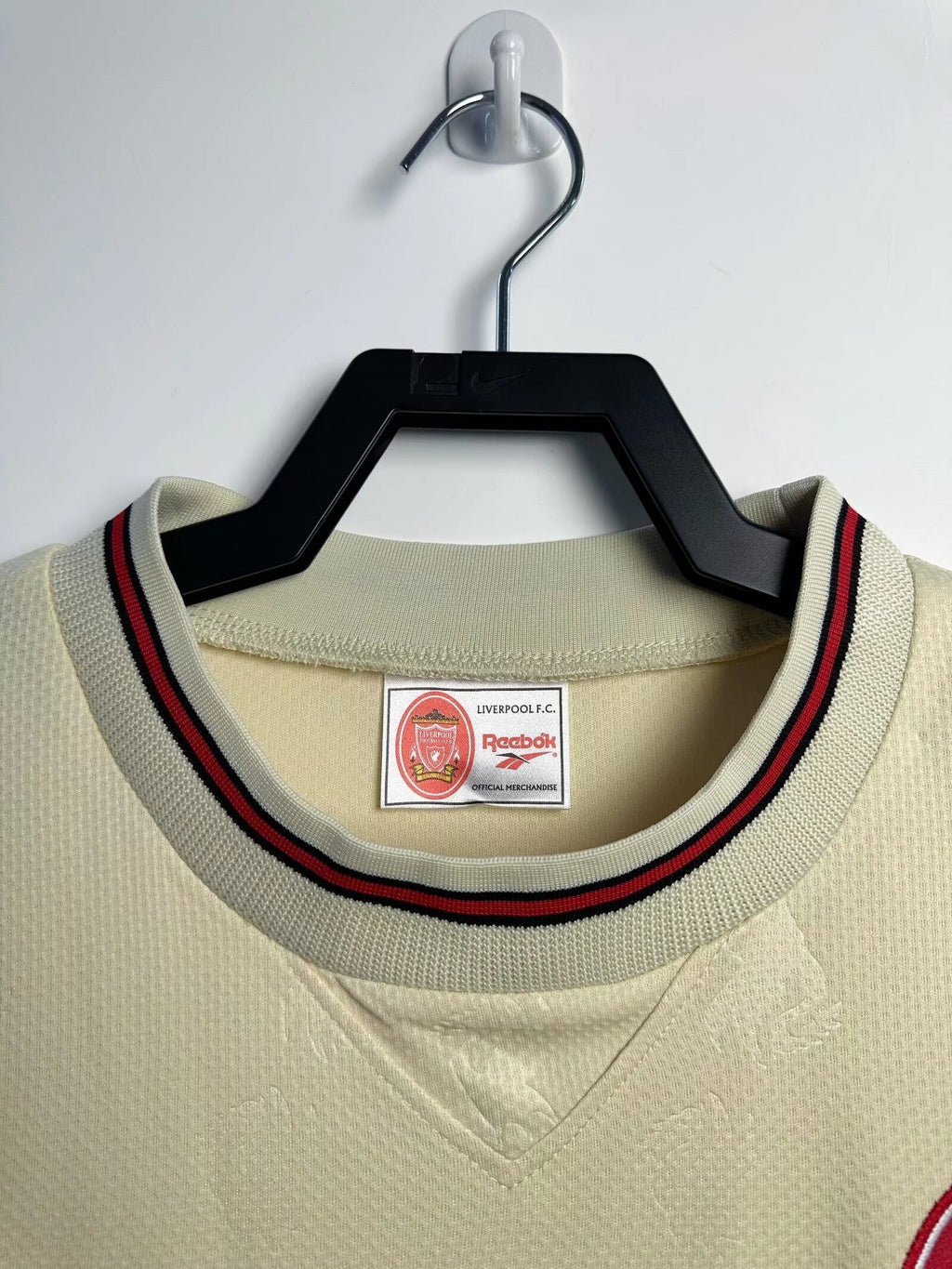 Camiseta Visitante, Manga Larga, Liverpool, 96-97