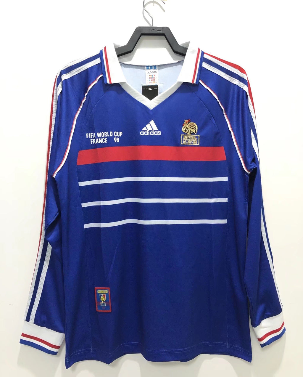 Camiseta manga larga Francia, Local 1998