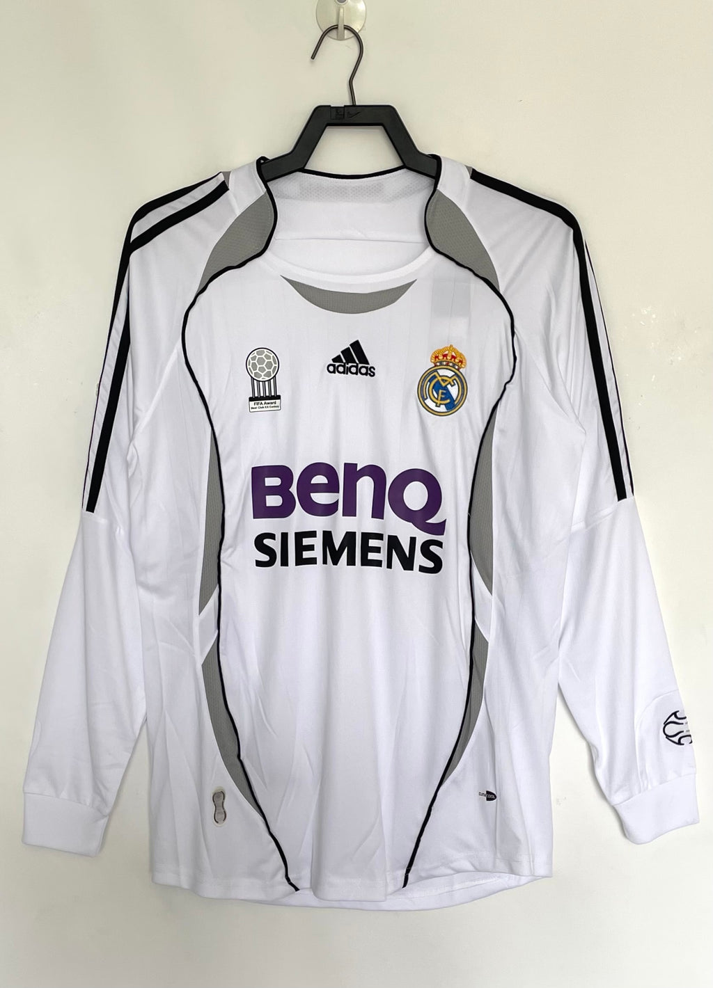 Camiseta Manga Larga Local Real Madrid,06-07
