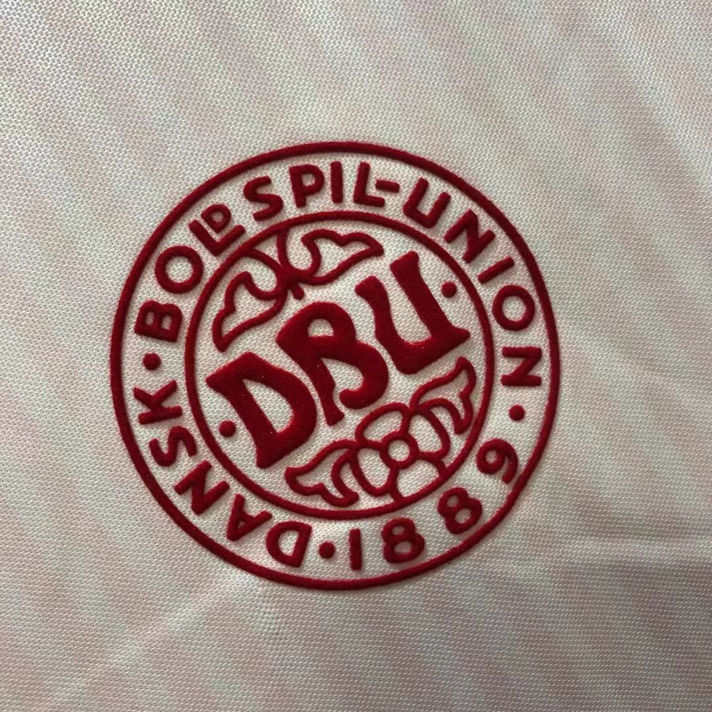 Camiseta Visitante Dinamarca, 1986