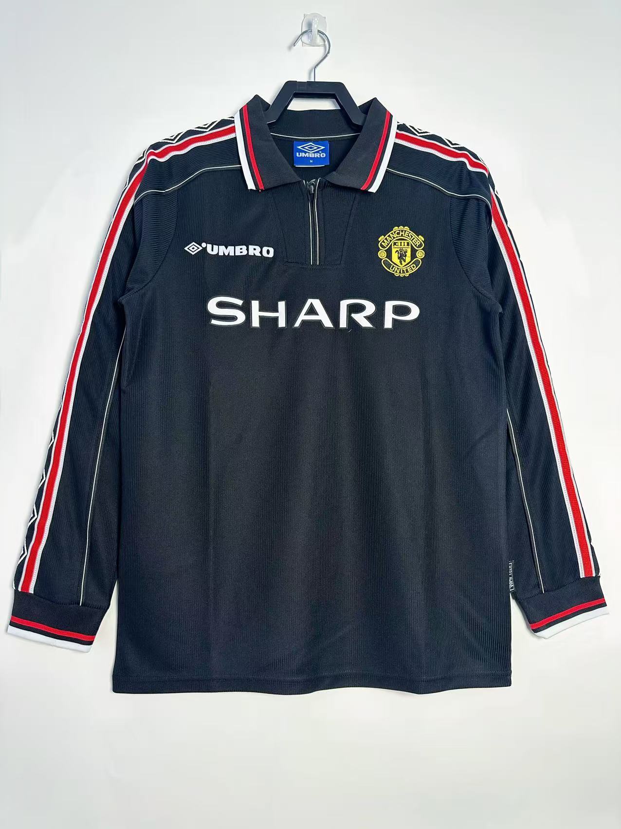 Camiseta Manga Larga Tercera Manchester United, 1998