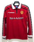 Camiseta Manga Larga Local Manchester United, 98-99