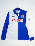 Camiseta Blackburn Rovers, Manga larga local 94-95