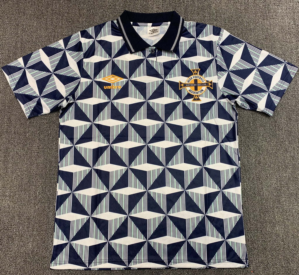 Camiseta Visitante Irlanda del norte, 90-92