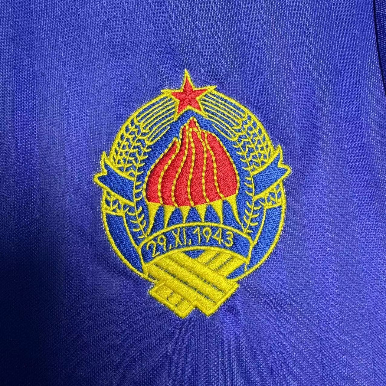 Camiseta Local Yugoslavia, 1990