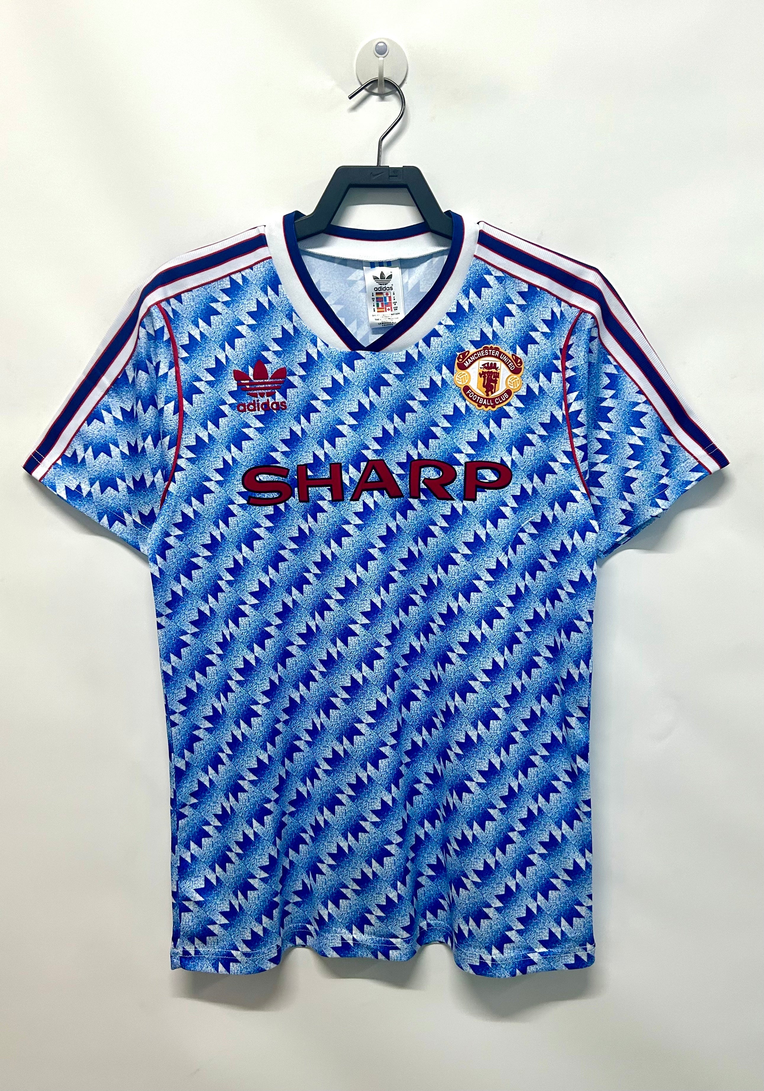 Camiseta Visitante Manchester United, 90-92
