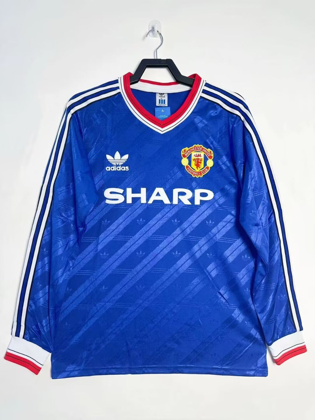 Camiseta Manga Larga Tercera Manchester United, 86-88