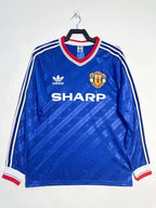 Camiseta Manga Larga Tercera Manchester United, 86-88