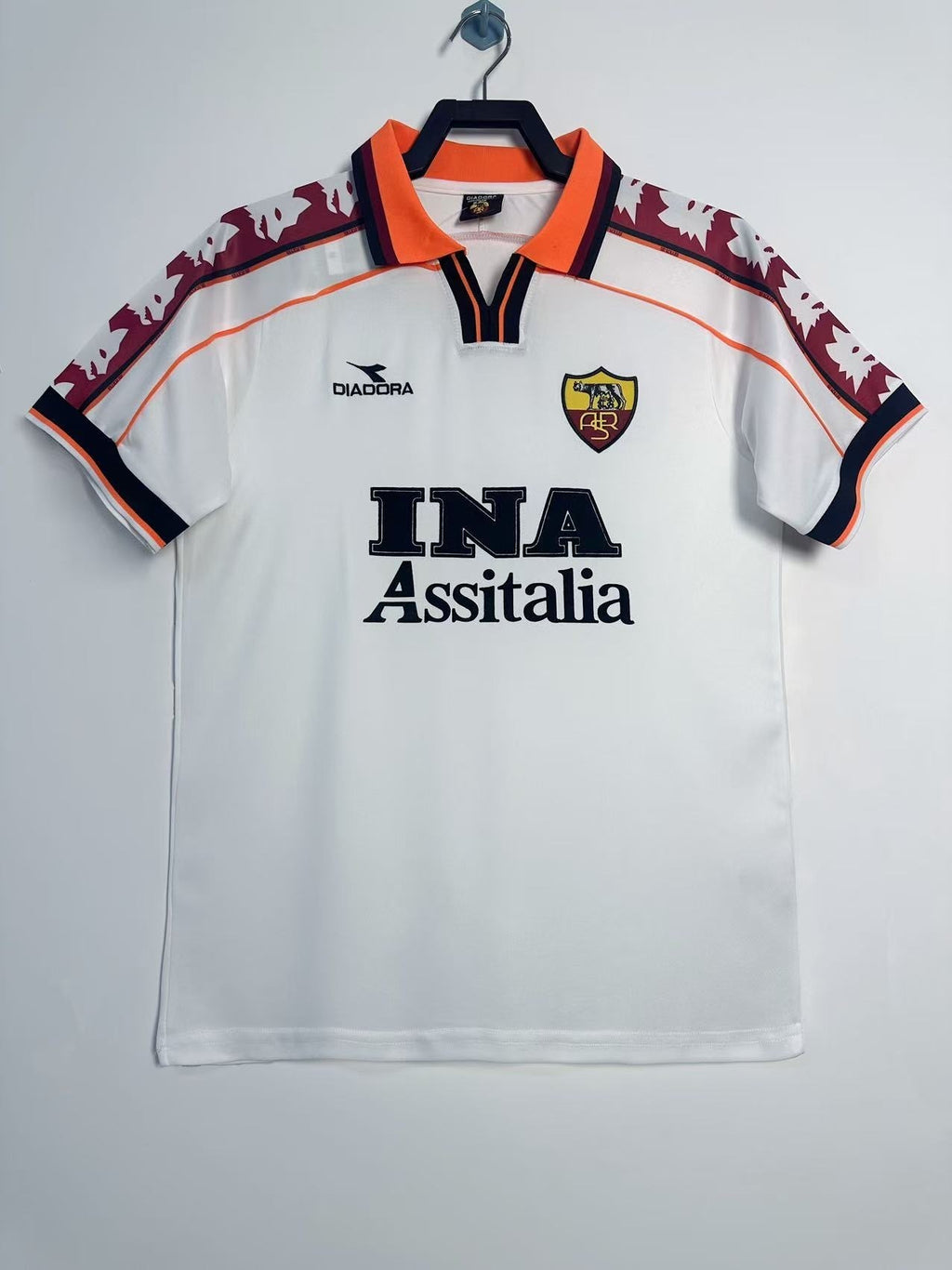 Camiseta Visitante Roma,98-99
