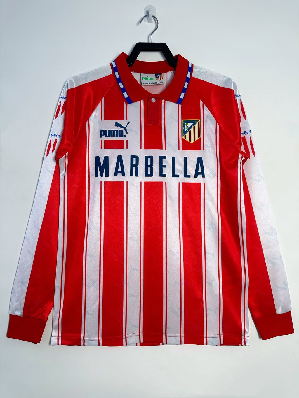 Camiseta Manga Larga Atletico de Madrid, Local 94-95