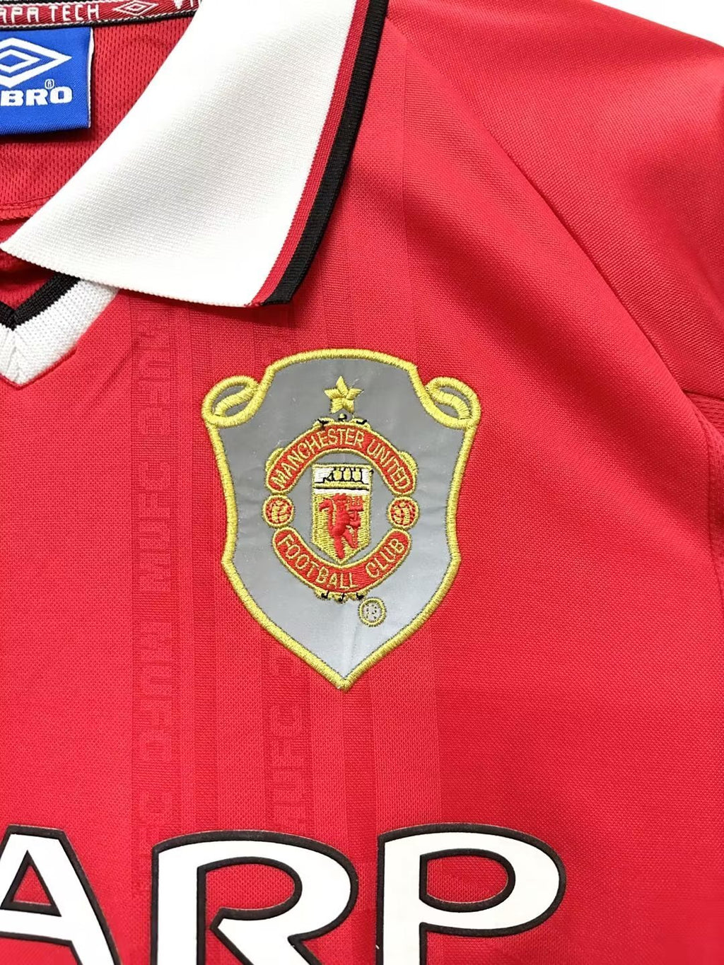 Camiseta Manga Larga Local Manchester United, 99-00
