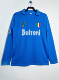 Camiseta Manga Larga Local Napoli, 87-88