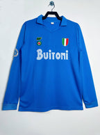 Camiseta Manga Larga Local Napoli, 87-88