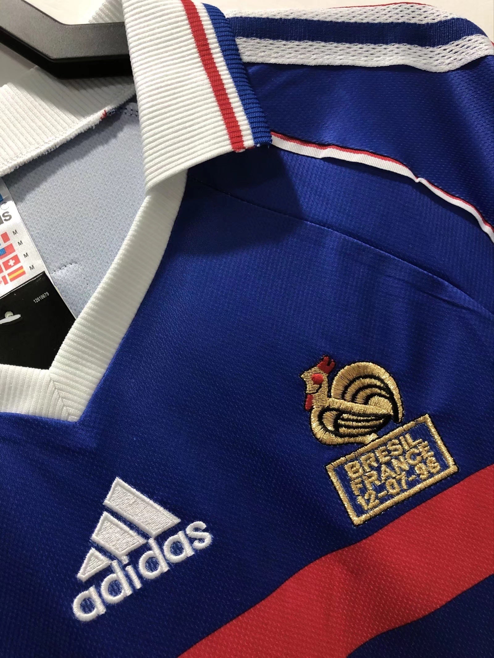 Camiseta manga larga Francia, Local 1998