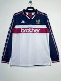 Camiseta Visitante, Manga Larga, Manchester City, 97-98