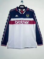 Camiseta Visitante, Manga Larga, Manchester City, 97-98