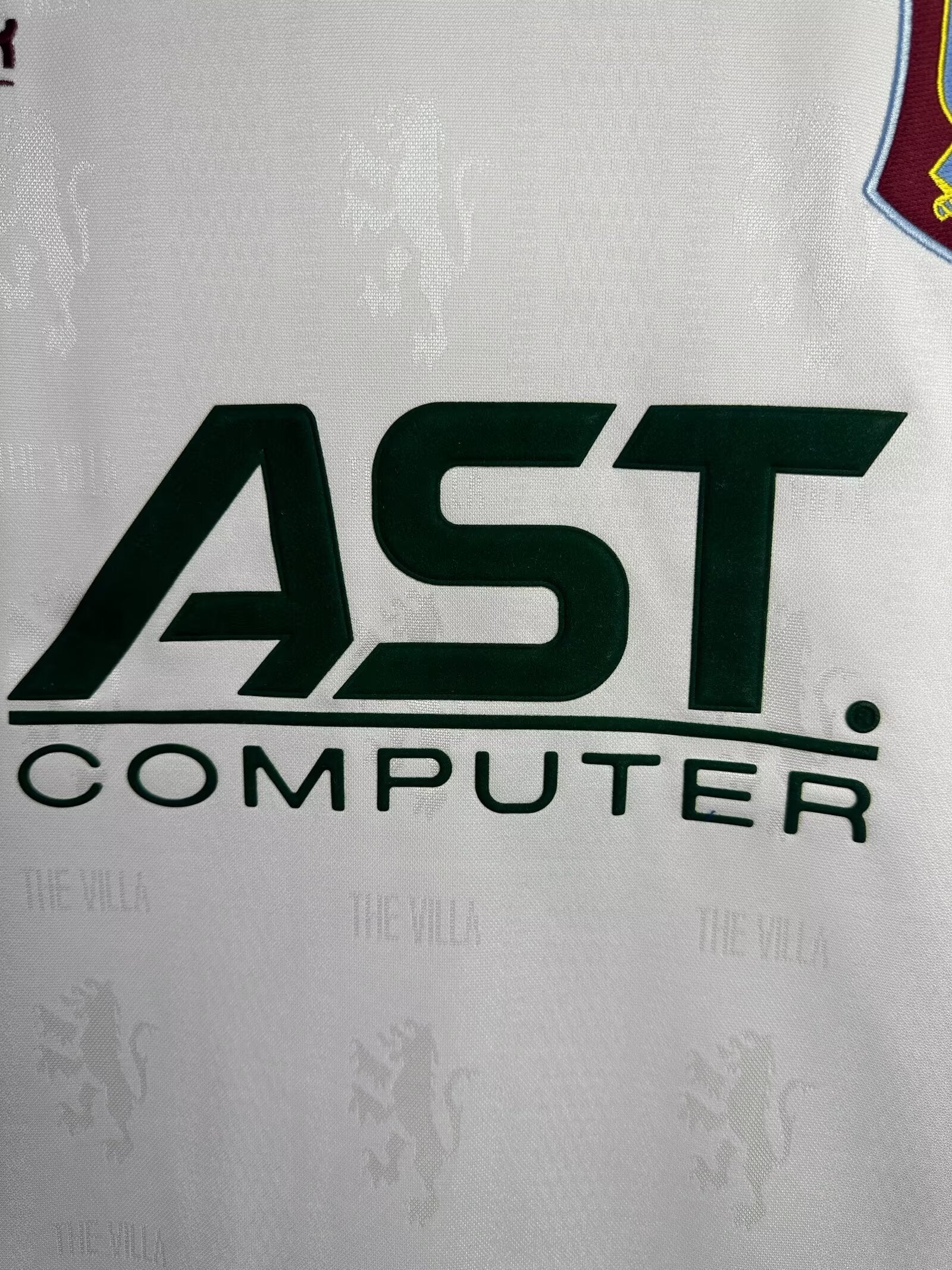 Camiseta Aston villa, Visitante 95-96