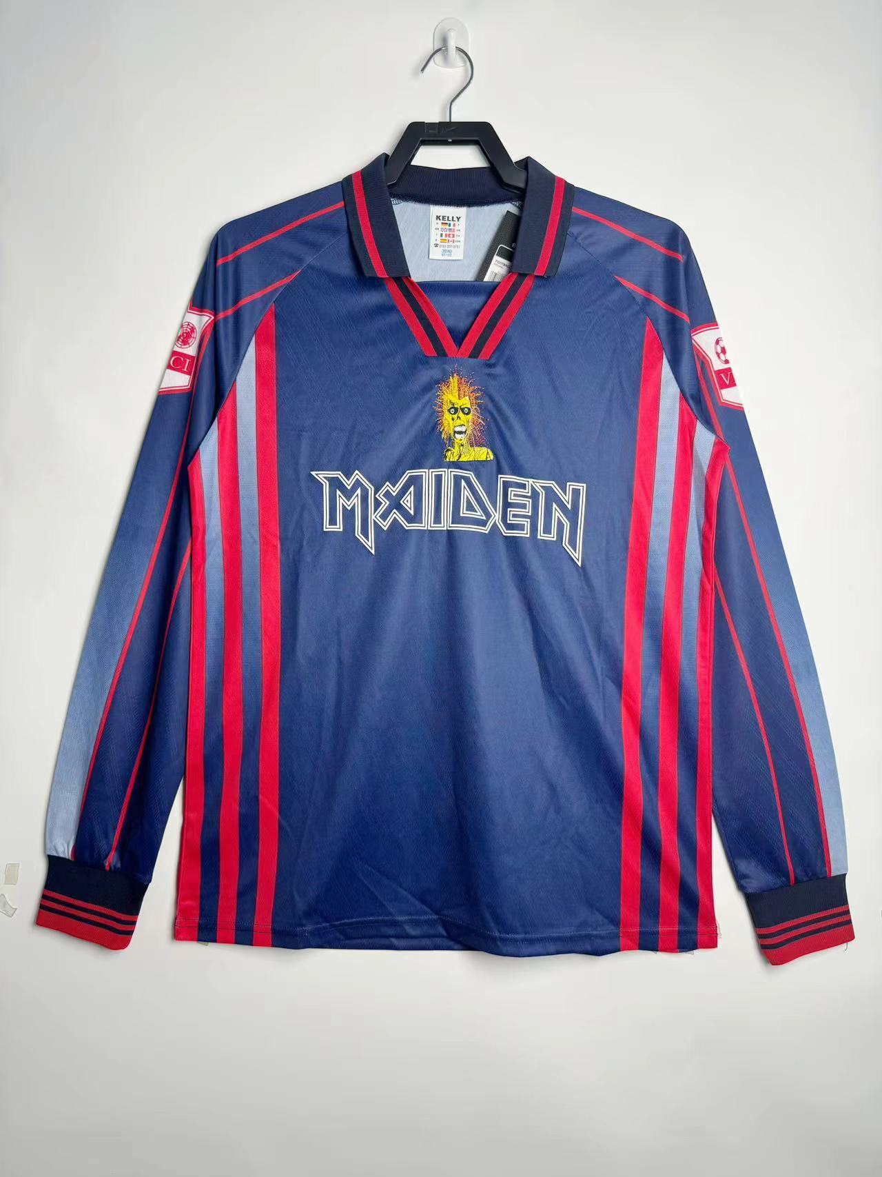 Camiseta Manga Larga West ham/Iron maiden, 1998
