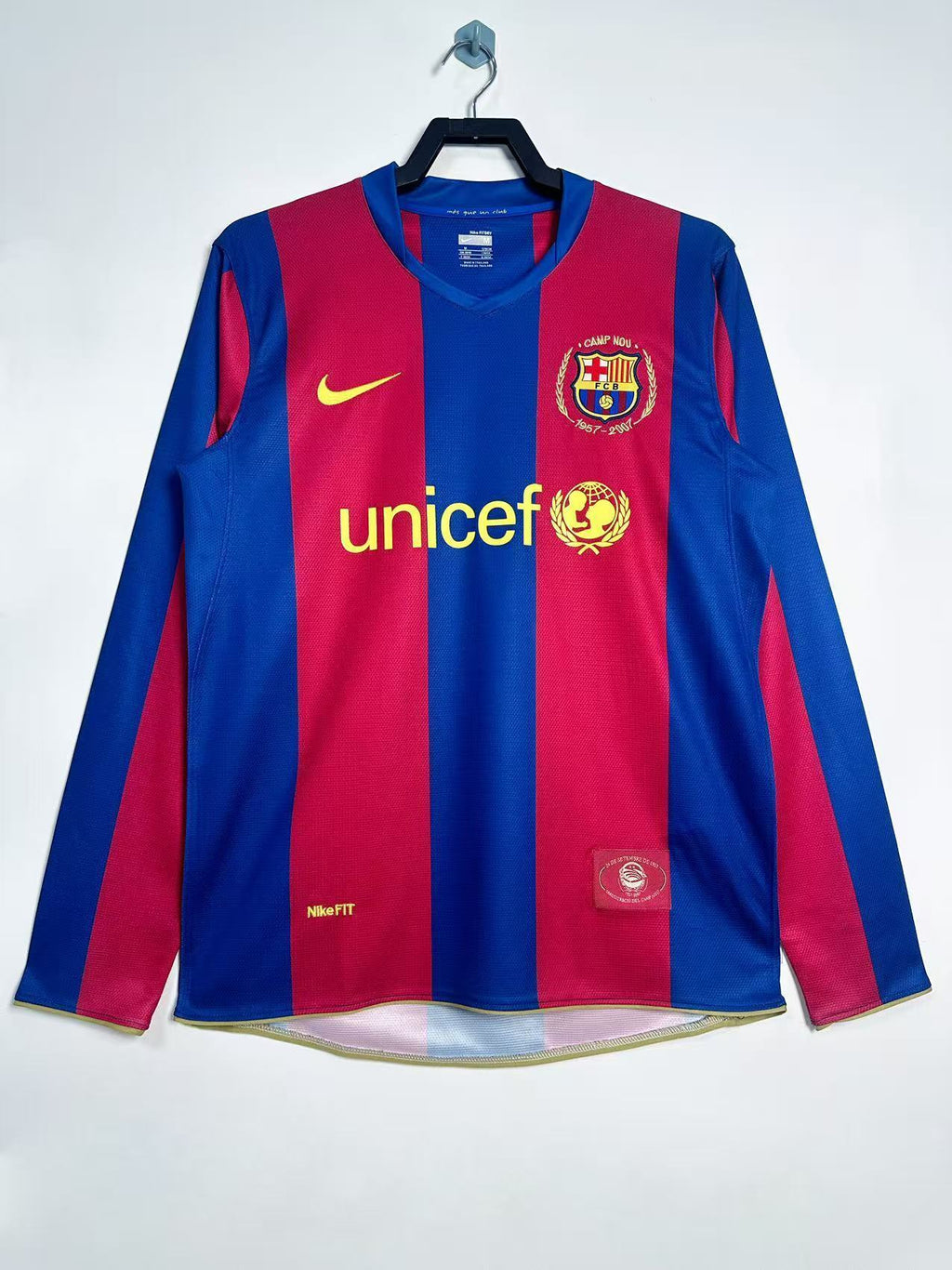 Camiseta Manga Larga FC Barcelona, Local 2007-08