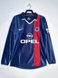 Camiseta Manga Larga Local Psg,01-02