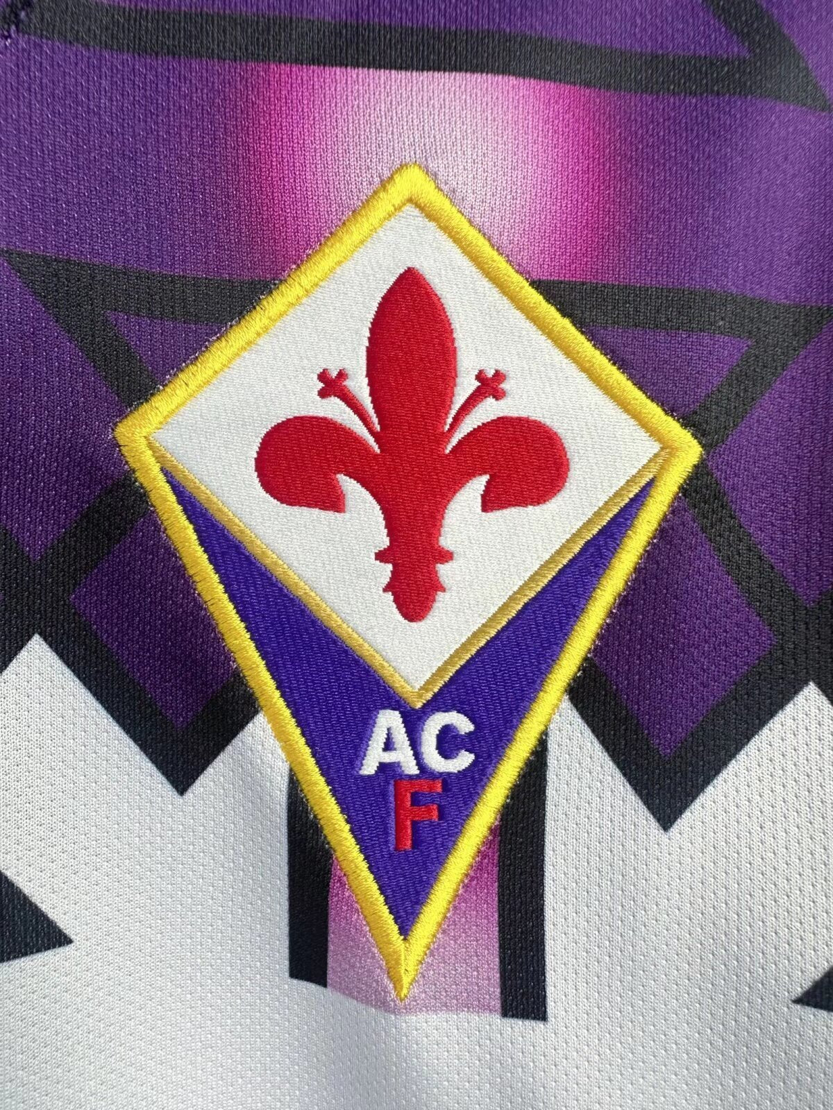 Camiseta Manga Larga Visitante Fiorentina, 92-93